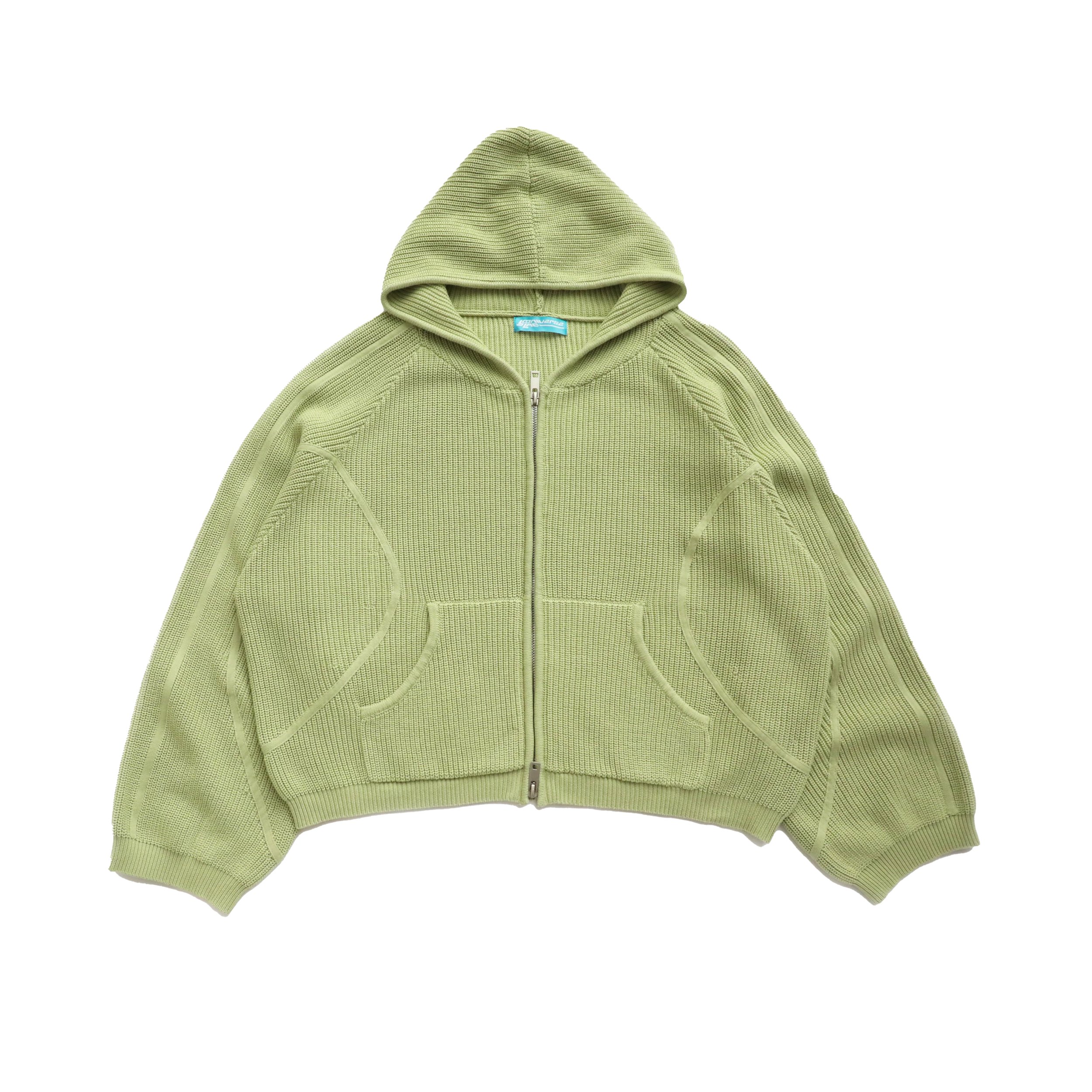 Cable Knit Hoodie - Mint — jOONIVERSE LAB